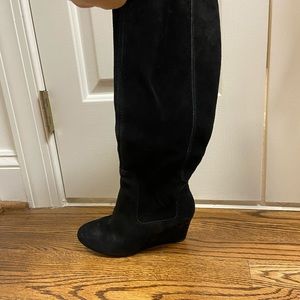 Nine West Suede wedge boots